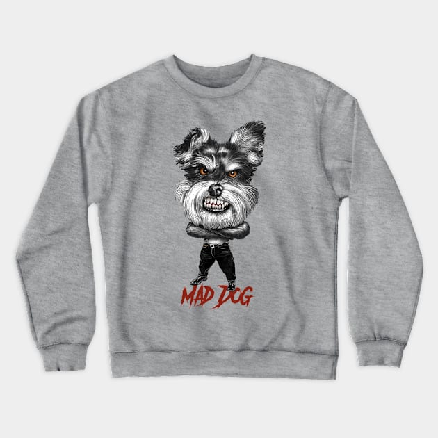 Mad Dog Crewneck Sweatshirt by Motzart